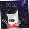 TEHAUX Solar Outdoor Infrared Alarm Sensor for Home Security Weatherproof Motion Detector LED Light for Garden and Driveway Protection view 3