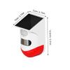 TEHAUX Solar Outdoor Infrared Alarm Sensor for Home Security Weatherproof Motion Detector LED Light for Garden and Driveway Protection view 4