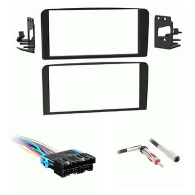 Double DIN Car Stereo Install Kit Compatible with Cadillac Escalade and Escalade EXT for 2002 - No Factory Amplified System