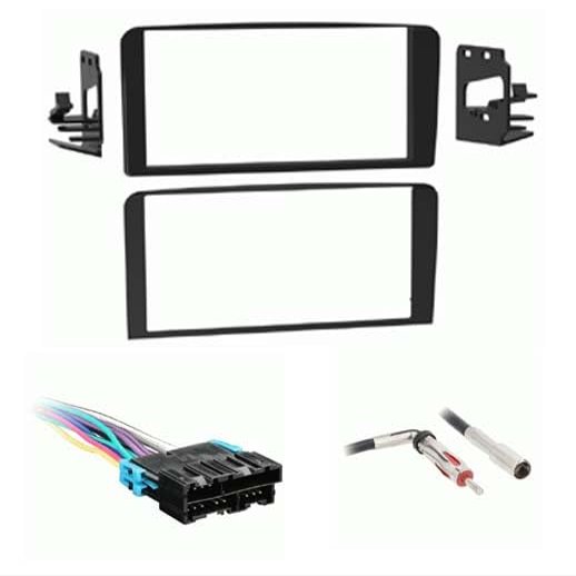 Double DIN Car Stereo Install Kit Compatible with Cadillac Escalade and Escalade EXT for 2002 - No Factory Amplified System
