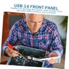 Angoily USB Front Panel Multi-Functional Hub for Computer Port USB Accessory Easy Installation High-Speed Data Transfer Upgrade for Chassis Pin Socket view 4