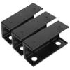 TEHAUX 1set Desk Laptop Holder Bracket Sturdy Storage Mount for Keyboard and Devices Space-Saving Design Easy Installation for Home Office Use Black view 1