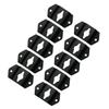 TEHAUX 10pcs Iron Hook Hanger Plate for Surround Speakers Wall Mount Brackets for Easy Installation and Strong Weight Support view 1