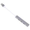 LALAFINA USB Hub Aluminum Alloy Port Data Extension Hub Portable USB Splitter for Laptop Exchange Supports Mouse Keyboard Design view 1
