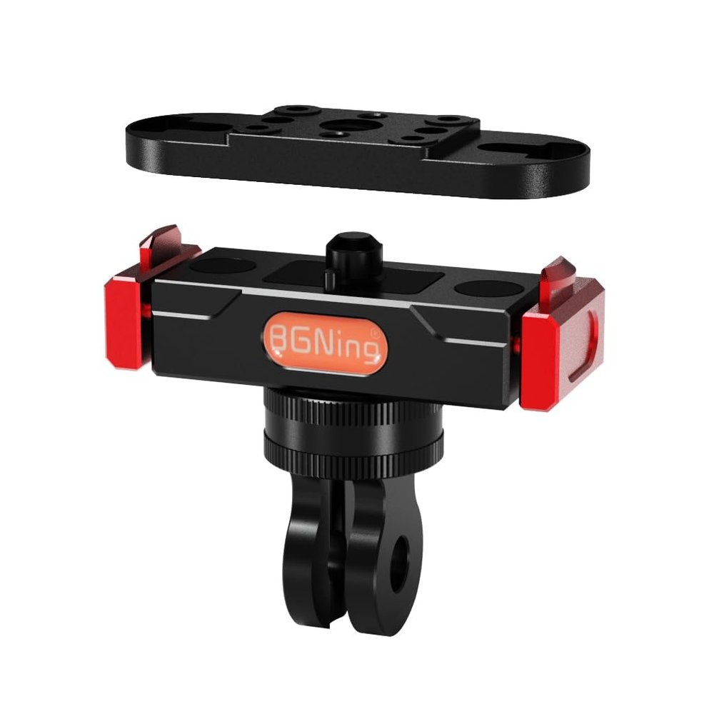 BGNing Aluminum Magnetic Quick Release Quick Release Base,Compatible with Hero Sports Cameras,1/4 Stud Bottom Replacement Kit (Type 4)