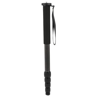 C 333 Carbon Fiber DSLR Camera Monopod, Lightweight Telescopic Portable Tripod, Quick Locking System, 5 Section Foldable to 45cm, Extends to 165cm, Load 10kg, with Carrying