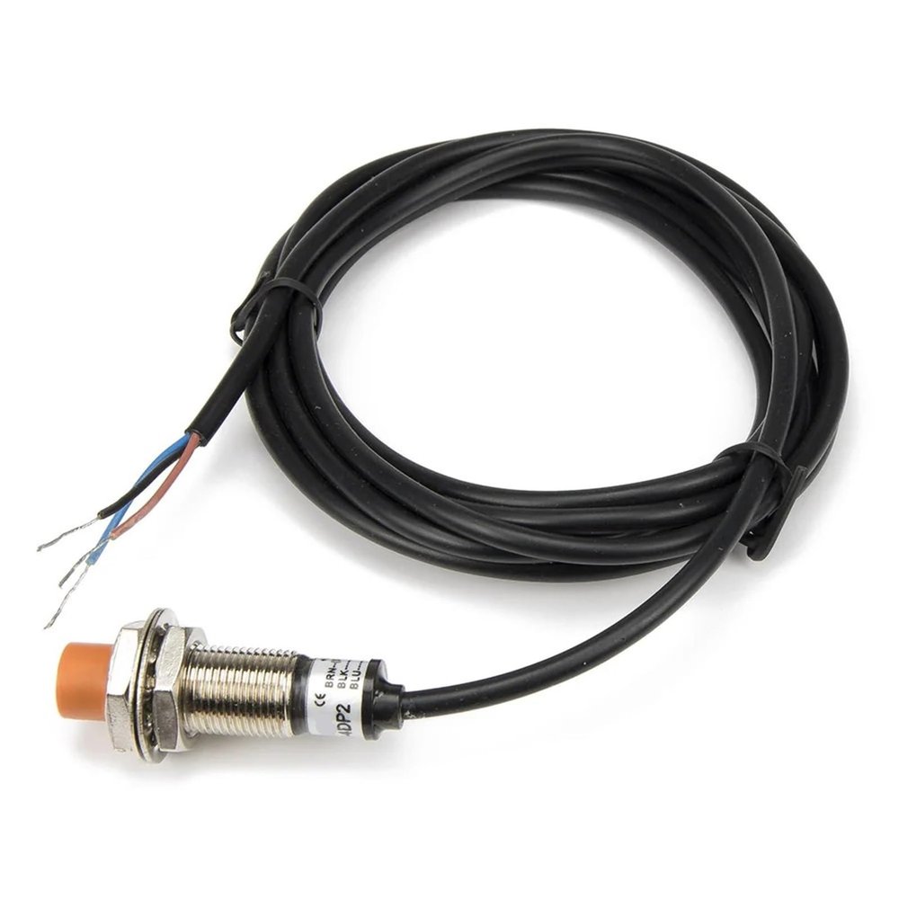 1pc M12 4mm Sensing 6-36V NPN PNP NO NC PR12-4DN PR12-4N2 PR12-4P PR12-4P2 Non-Shielded Full View Proximity Sensor Switch(PR12-4DP PNP NO)