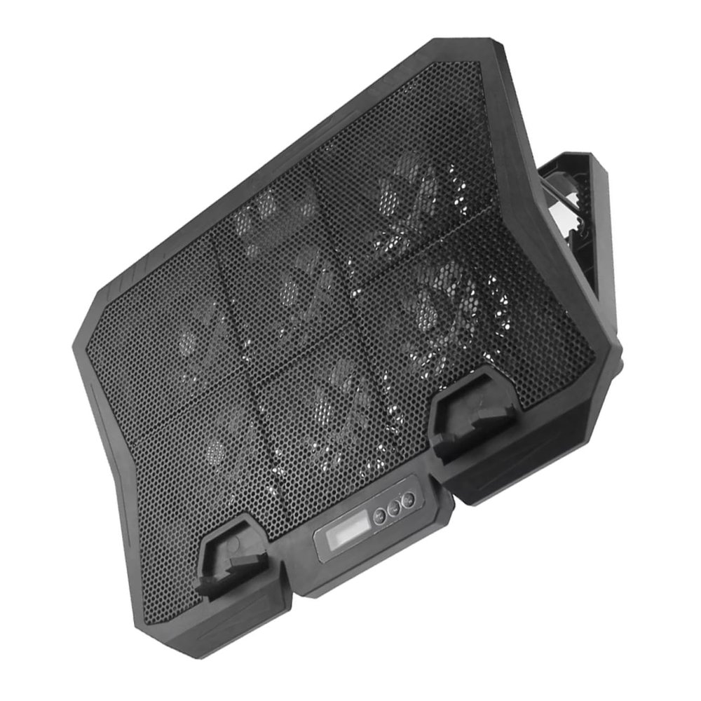 DIYEAH Laptop Cooling Pad Quiet Fans Height USB Port Compatible Laptops up to Portable Cooling System for Gaming and Work