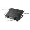 DIYEAH Laptop Cooling Pad Quiet Fans Height USB Port Compatible Laptops up to Portable Cooling System for Gaming and Work view 2