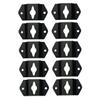 balacoo 10PCS Speaker Hanger Plate for Audio Speakers Wall Mount Hanging Connector for Surround Sound Box Sturdy Iron Hook for Home Theater view 1
