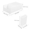 Alipis 1set Desk Organizer for Cables Multi-function Storage Box Sliding Lid for Power Cords Headphones and Chargers Cord Management view 2