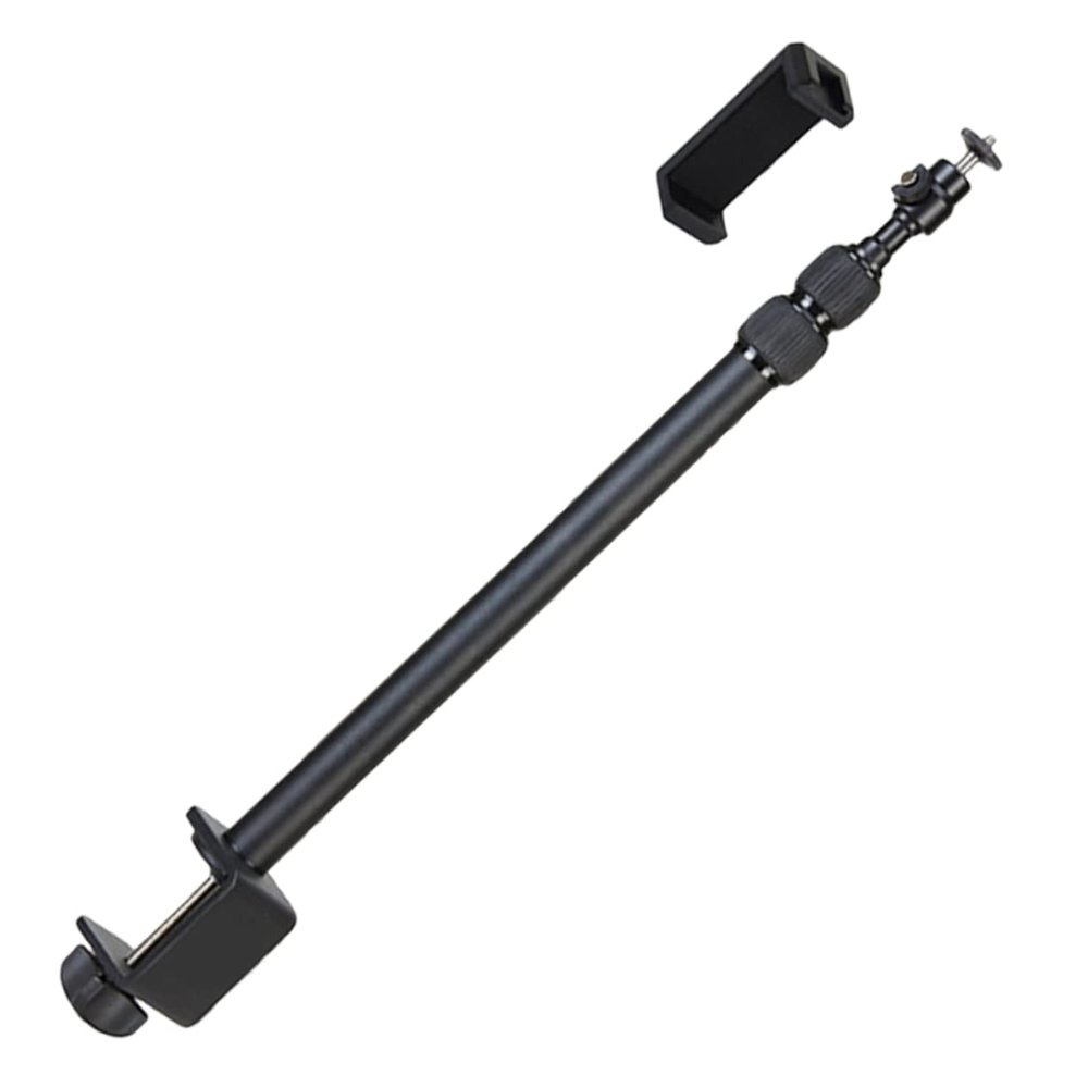 POPETPOP Adjustable Camera Desk Mount Stand for Streaming Vlogging and Photography Height Adjustable Rotation Compatible Mobile Phones and Cameras