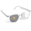 HAIXINDA Bluetooth Glasses for Men & Women, Photochromic Lenses, Open-Ear Audio, Touch Control, Hands-Free Calls & Music, Smart Glasses for Daily Wear, Walking & Travel (Transparent White Frame) view 1