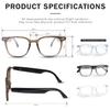 HAIXINDA Bluetooth Glasses for Men & Women, Photochromic Lenses, Open-Ear Audio, Touch Control, Hands-Free Calls & Music, Smart Glasses for Daily Wear, Walking & Travel (Transparent White Frame) view 3
