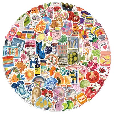 100Pcs Aesthetic Stickers, Waterproof Vinyl Fantasy Stickers for Laptop, Kindle, Scrapbooking, Journal, Suitcase, Water Bottle, Notebooks, Vintage Decals for Adults
