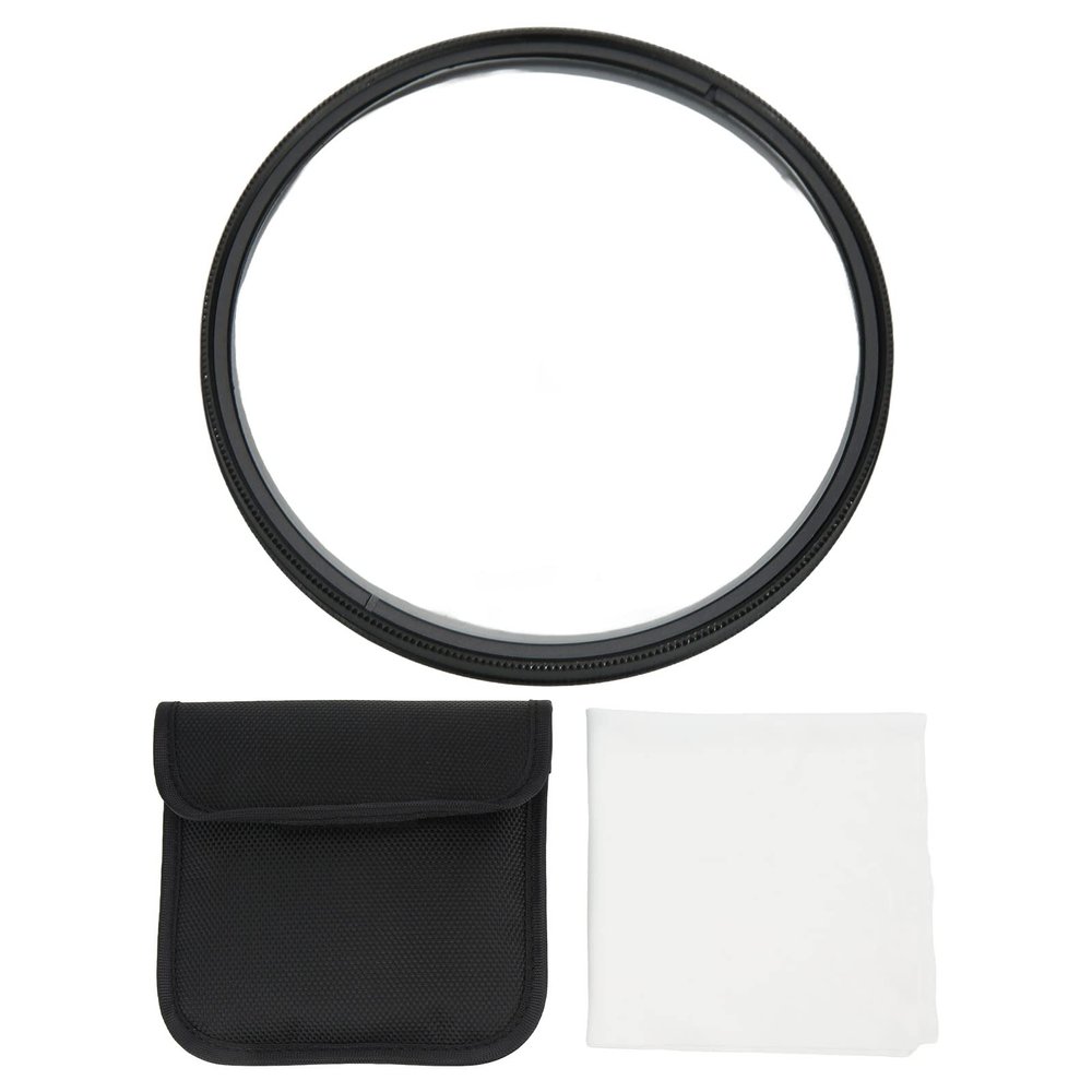 5 Side Special Effect Camera Filter, Made of Optical Glass and Aluminum Alloy, Kaleidoscope Photographic Prism with Shockproof Bag, Creative Tool for Movies, Music Videos