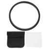 5 Side Special Effect Camera Filter, Made of Optical Glass and Aluminum Alloy, Kaleidoscope Photographic Prism with Shockproof Bag, Creative Tool for Movies, Music Videos view 1