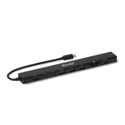 Club 3D Portable Docking USB-C ->2xUSB-C/3xUSB-A/HDMI/SD 140W Retail