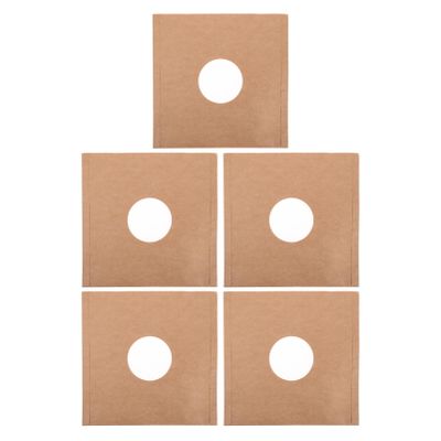 EPIGEIST 5pcs Kraft Paper Record Sleeves Vinyl Record Protector Sleeves Matte Cover Storage Album Protection