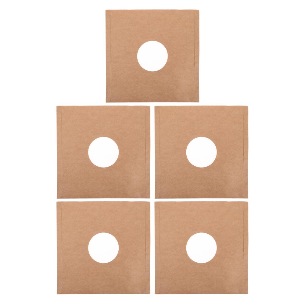 EPIGEIST 5pcs Kraft Paper Record Sleeves Vinyl Record Protector Sleeves Matte Cover Storage Album Protection
