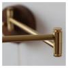 Japanese Walnut Wood Color Original Wood Color Rocker Arm Long Arm Study Reading Light Bedroom Bedside Wall Light(Walnut Color,Warm White) view 4