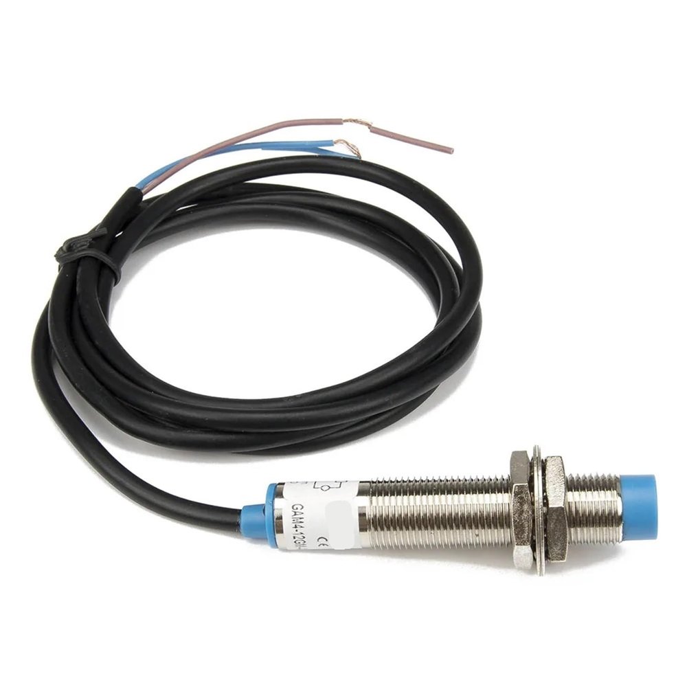 1pc M12x1x57.5 4mm Sensing AC Two Wires NO NC GAM4-12GM-A1 GAM4-12GM-A2 General inductive Proximity Sensor Switch(A2 AC Two Wires NC)