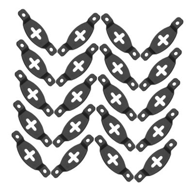 Milisten 20pcs Stainless Hook Speaker Hanger Bracket Wall Mount Keyhole Mounting Plate Surround Sound Speaker Mounts