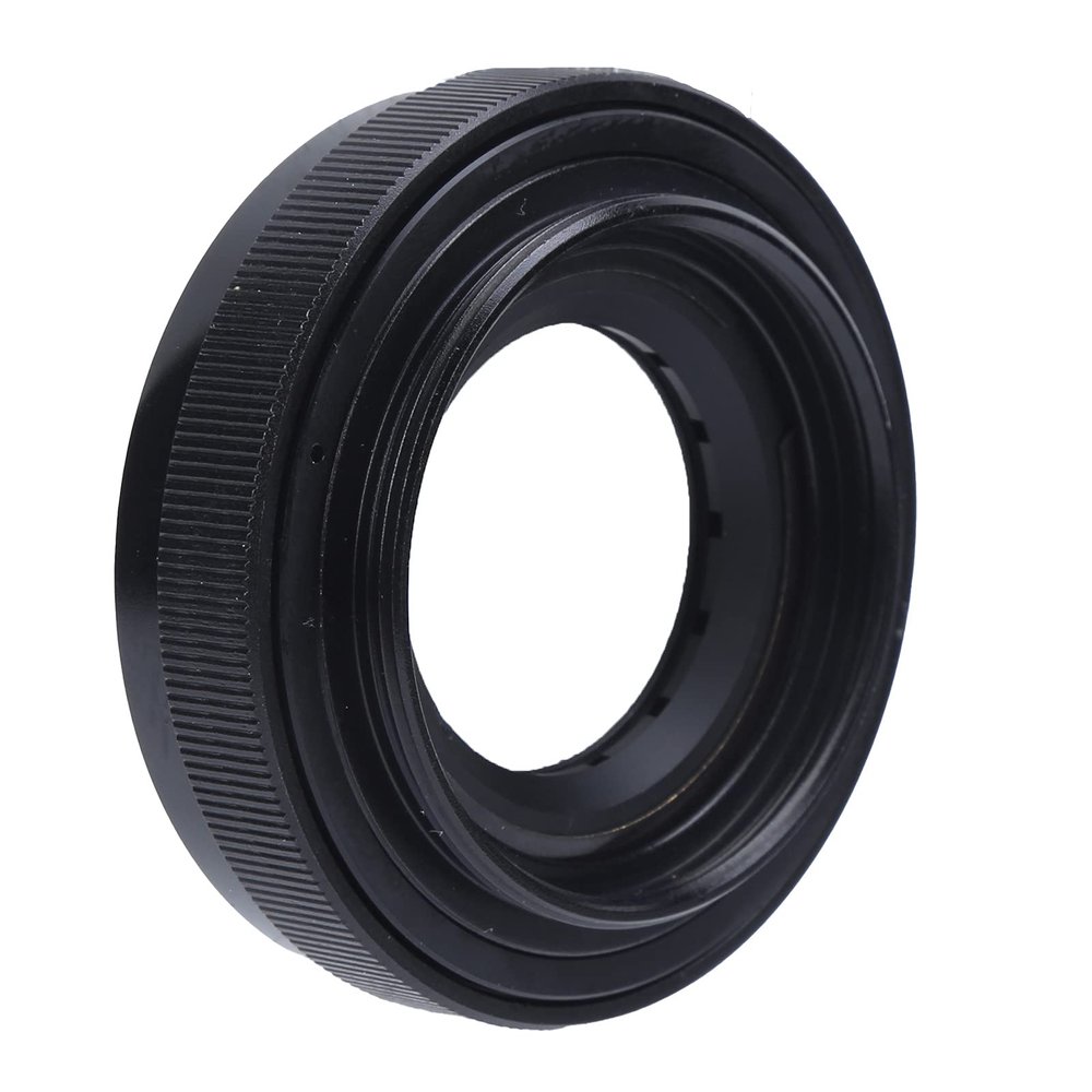 1.5 26mm Adjustable Metal Iris Diaphragm Aperture M42 to M42 Camera Lens Adapter, Manual Center Control, Lightweight and Compact Design, High Quality Material for Durability