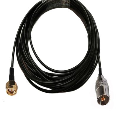 YMZYEKB IEC DVB-T TV PAL Female to SMA Male RF Jumper Pigtail Cable RG174 50ohm 1/2/3/5/10m(3m)