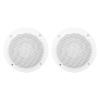 Brilluxa Marine Speakers, 4 Inch Ceiling Flush Mount Boat Audio System 120W In Wall Stereo Speakers for ATV UTV Boat Caravan Marine Sound System, 2 Way Waterproof Speaker Pair view 3