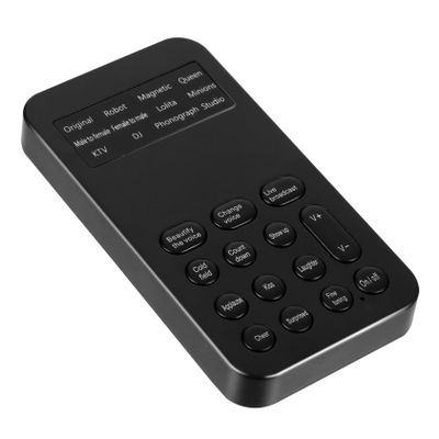 DIYEAH Mini Sound Card for Live Streaming Boys and Girls Voice Changer Phone Sound Card Voice Changer for Anchor