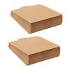 SUPVOX 100pcs Kraft Paper Cd Sleeves Brown Envelopes for Disc Storage Versatile Protectors for Dvds Cards and Documents for Organizing and Packaging view 1