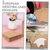 SUPVOX 100pcs Kraft Paper Cd Sleeves Brown Envelopes for Disc Storage Versatile Protectors for Dvds Cards and Documents for Organizing and Packaging view 3