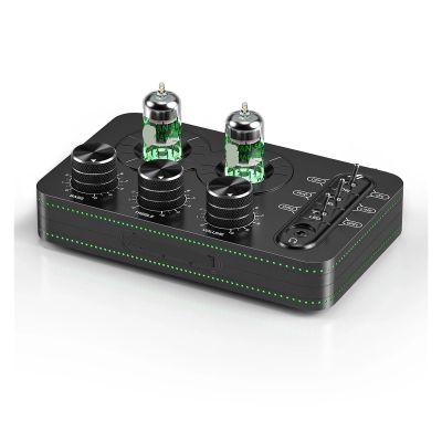 A1 HiFi GE5654 Vacuum Tube Phono Preamplifier for Turntable Stereo Tube Audio Preamp Headphone Amplifier with Tone Control