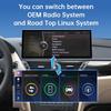 Road Top CarPlay Screen, 12.3 inch Ultra-Narrow Car Radio Touchscreen for BMW X1 Series E84 with CIC System(2009-2015 Year), Car Stereo for CarPlay/Android Auto/MirrorLink view 4