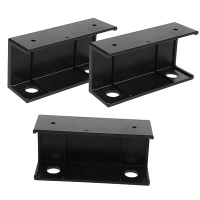 STOBOK 1set Desk Laptop Mount Angle Space-Saving Holder for Keyboard and Router Easy Installation Desk Accessory for Tidy Workspaces