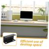 STOBOK 1set Desk Laptop Mount Angle Space-Saving Holder for Keyboard and Router Easy Installation Desk Accessory for Tidy Workspaces view 3
