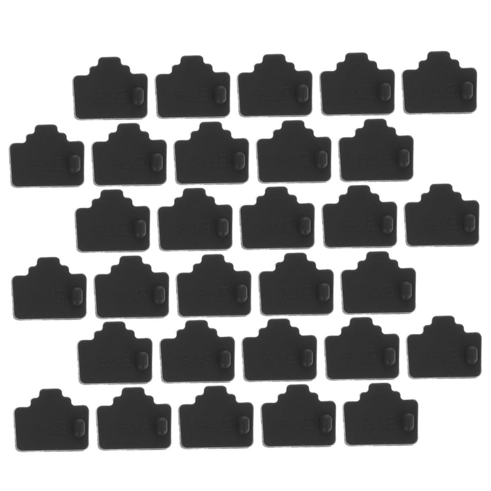 DIYEAH 50pcs Cap for Pc Dust Cover LAN Cable End Cover Network Cable Interface Dust Plug