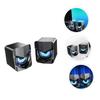 Angoily Mini USB-Powered Desktop Speakers for Laptop Wired Multimedia Sound System Bass view 3