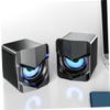 Angoily Mini USB-Powered Desktop Speakers for Laptop Wired Multimedia Sound System Bass view 4