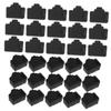 DIYEAH 50pcs Cover Ethernet Port Plug High Grade Silicone Dust Plug Protections Cap for Computers Routers Tvs view 1