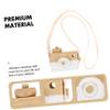 YARNOW 2pcs Wooden Camera Toy for Boys and Girls Creative Photography Props for Birthdays and Holidays Stimulates Imagination and Logical Thinking Playful for Boy Girl Rooms view 3