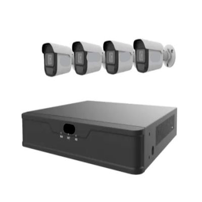 EK-S31P4B44T1-V2: 4-Camera Bullet NVR Kit with 1TB HDD (Without 18m Network Cables)