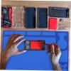 DIYEAH Magnetic Insulated Work Mat Electronics Soldering Pad for Laptop Repair view 4