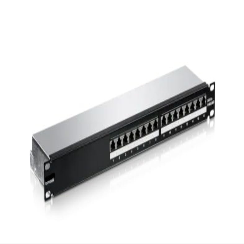 TC-P16C6AS - 16-Port Cat6A Shielded 1U Patch Panel