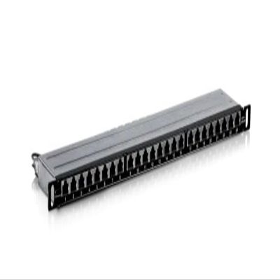 TC-P24C6AHS - 24-Port Cat6A Shielded Half-U Patch Panel