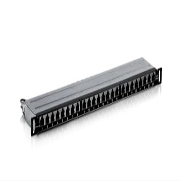 TC-P24C6AHS - 24-Port Cat6A Shielded Half-U Patch Panel