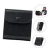 DIYEAH Photo Package Photo Pouch Photo Storage Bag Camera Accessory Sleeve Bag for Storing Photo Film Protector Mini Photo Bag Instant Camera Film Accessories Black Leather view 3