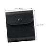 DIYEAH Photo Package Photo Pouch Photo Storage Bag Camera Accessory Sleeve Bag for Storing Photo Film Protector Mini Photo Bag Instant Camera Film Accessories Black Leather view 4