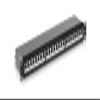 TC-P24C6AS - 24-Port Cat6A Shielded 1U Patch Panel view 1